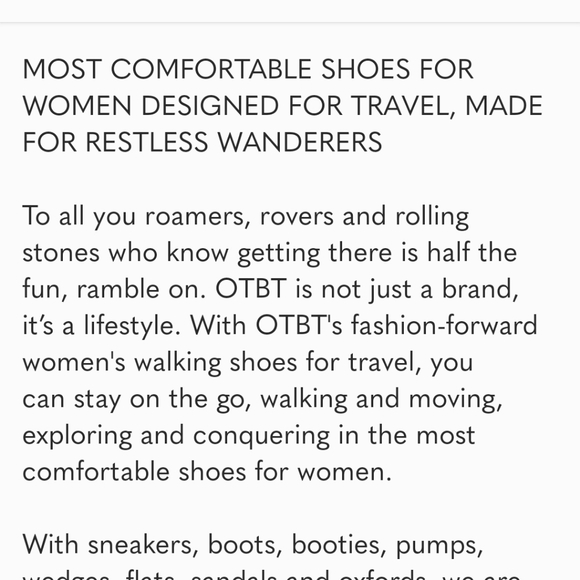 OTBT size 8 genuine leather - Picture 6 of 7